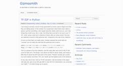 Desktop Screenshot of gizmosmith.com